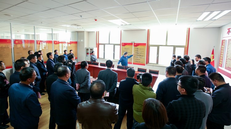 全市党支部建设标准化工作现场推进会观摩agingames股份党建工作