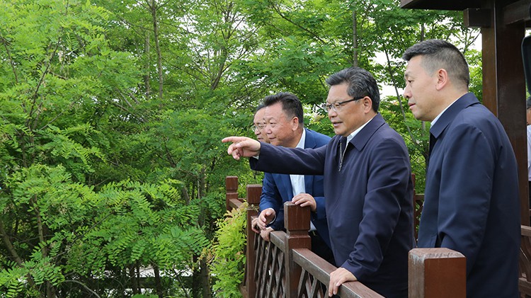 甘肃省省长任振鹤莅临agingames股份调研